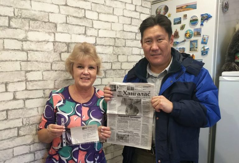 Ветеранам Хангаласского ЖКХ оформили подписку на районную газету